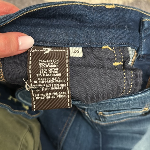 7 for All Mankind the Skinny Bootcut jeans size 26 - Picture 10 of 13